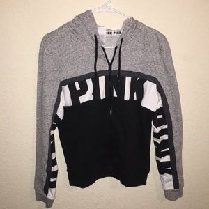 Brand new Pink zip up hoodie